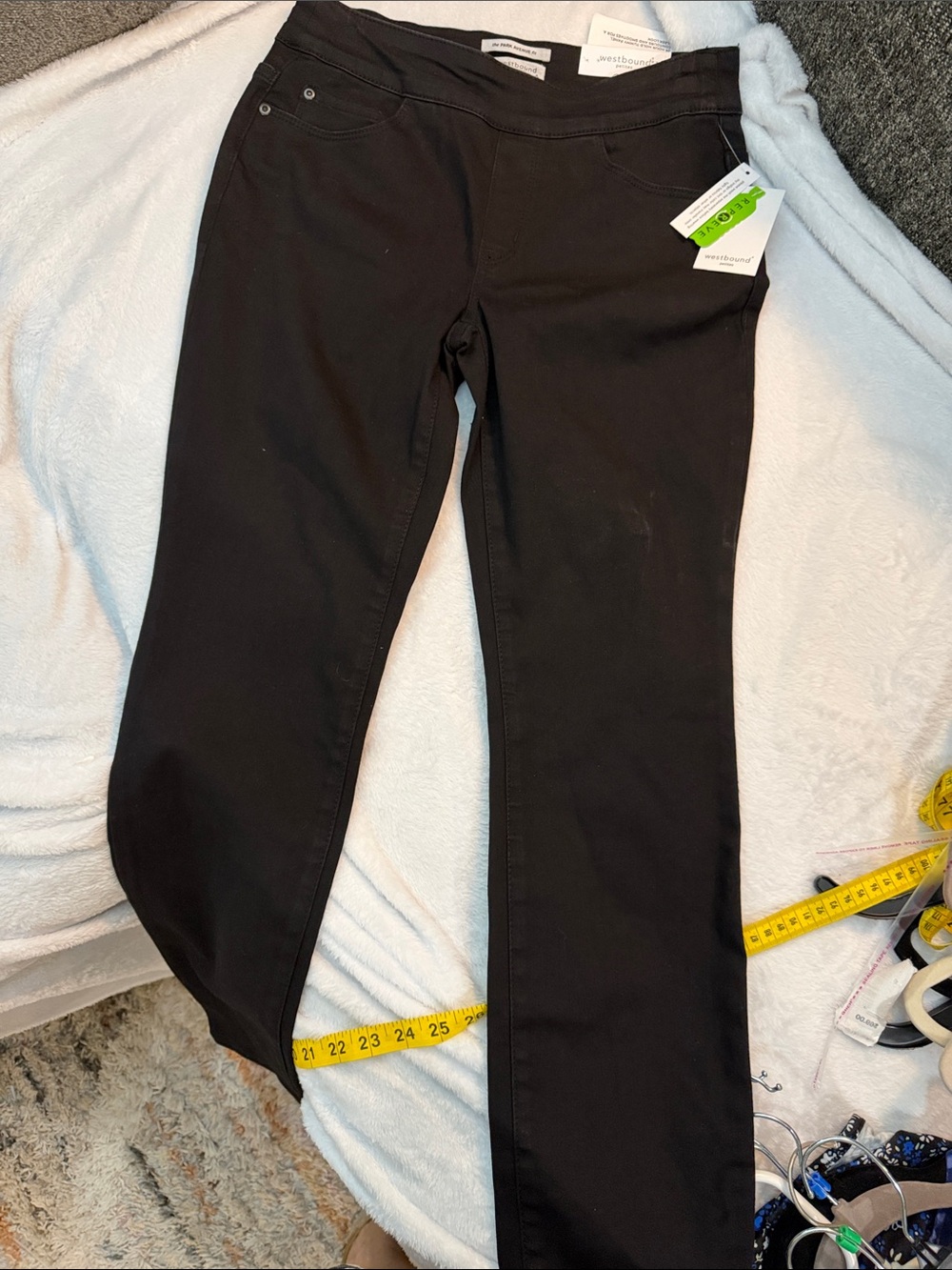 Westbound Black Girls' Pull-On Jeans